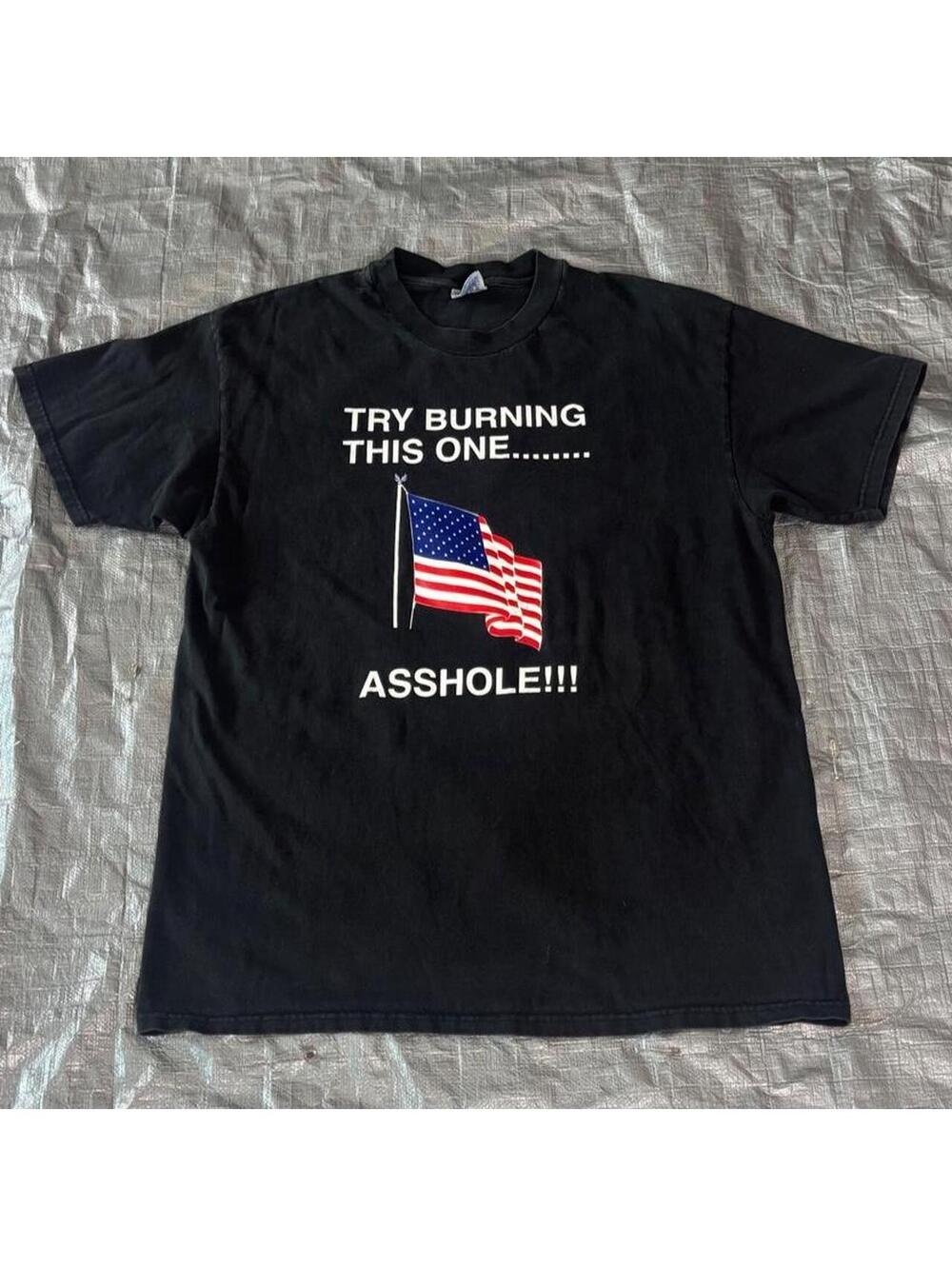 USA Fun Burn Flag Tee
